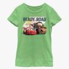 Kids * | Hot Selling Disney Pixar Cars Ready Road Youth Girls T-Shirt