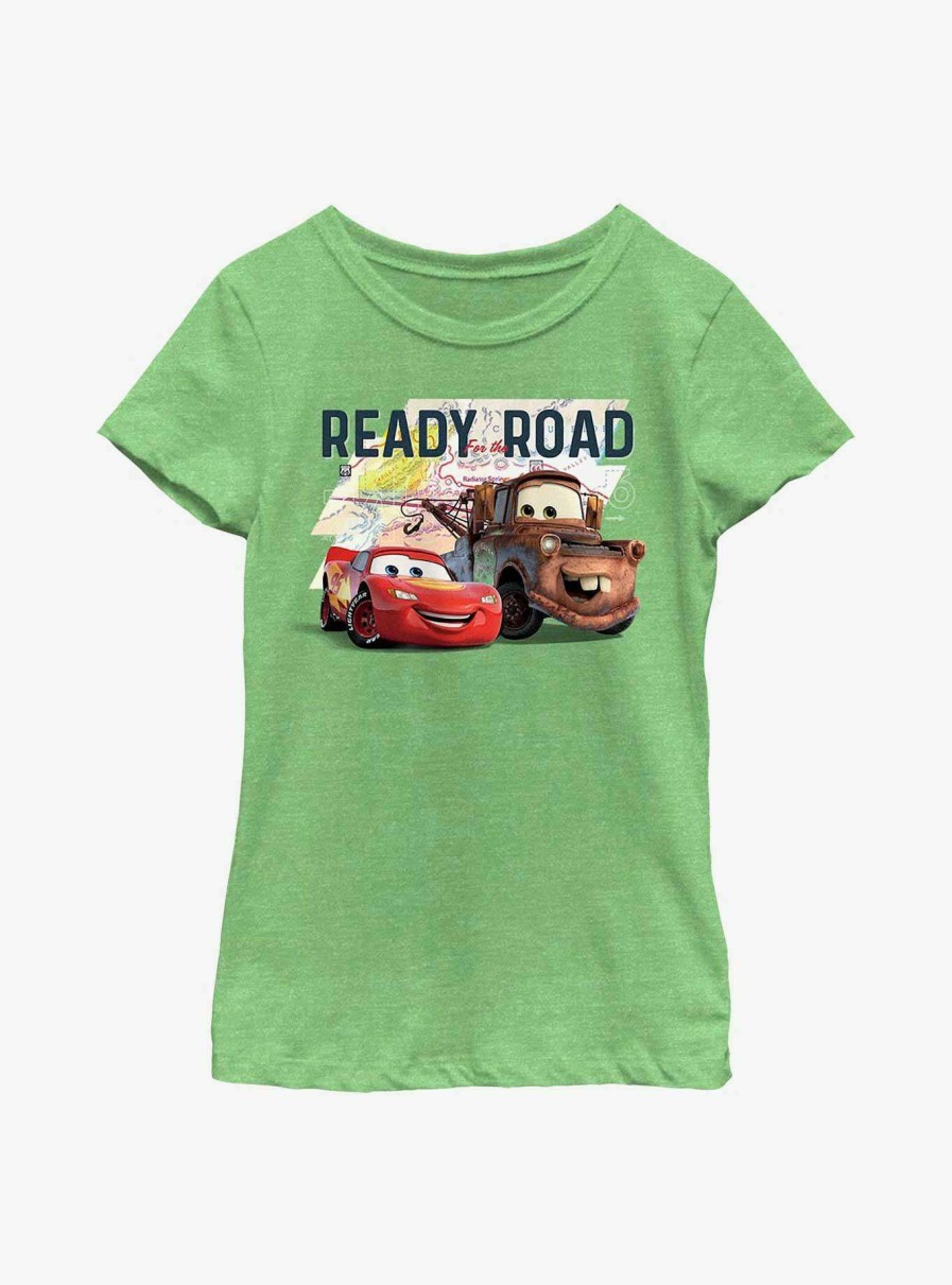 Kids * | Hot Selling Disney Pixar Cars Ready Road Youth Girls T-Shirt