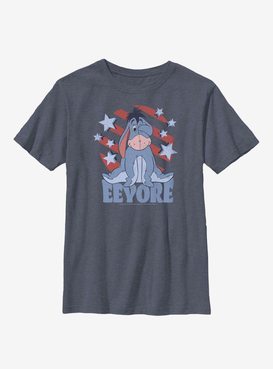 Kids * | Disney Winnie The Pooh Eeyore Spangled Youth T-Shirt Original