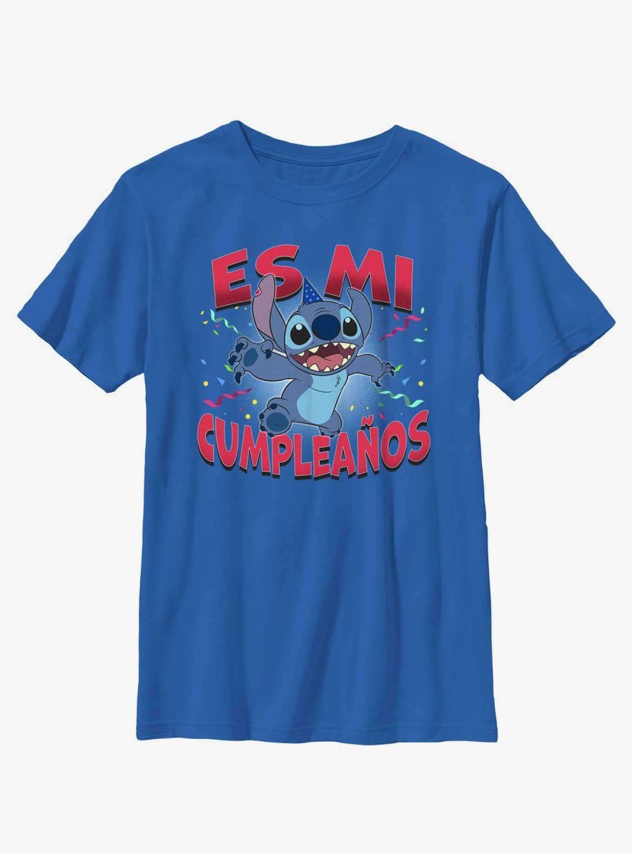 Kids * | Hot Selling Disney Lilo & Stitch Stitch It'S My Bday Spanish T-Shirt