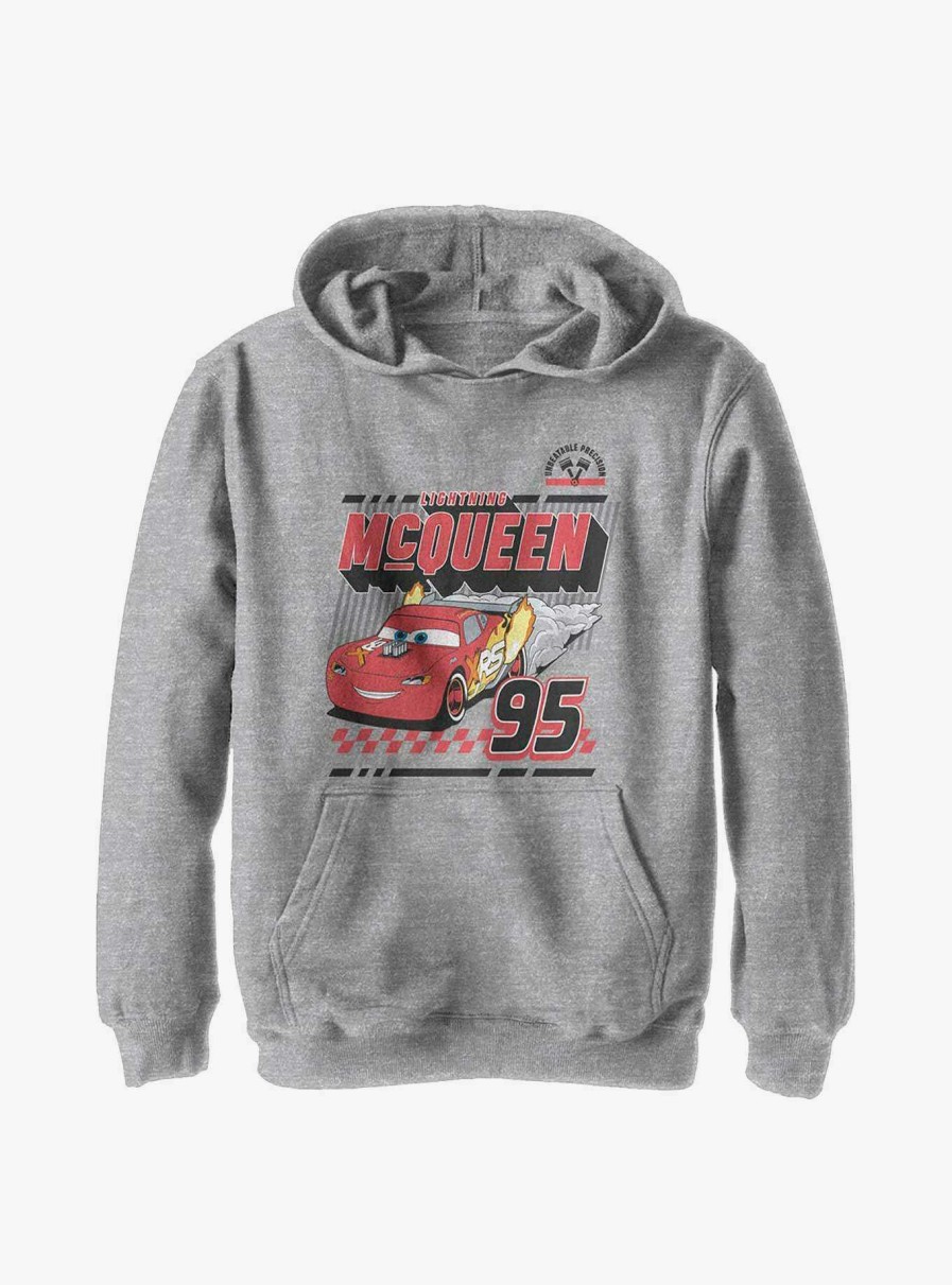 Kids * | Disney Pixar Cars Mcqueen Drag Youth Hoodie Discount Sale