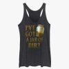 Adults * | Shop New Disney Pirates Of The Caribbean Jar Of Dirt Womens Tank Top