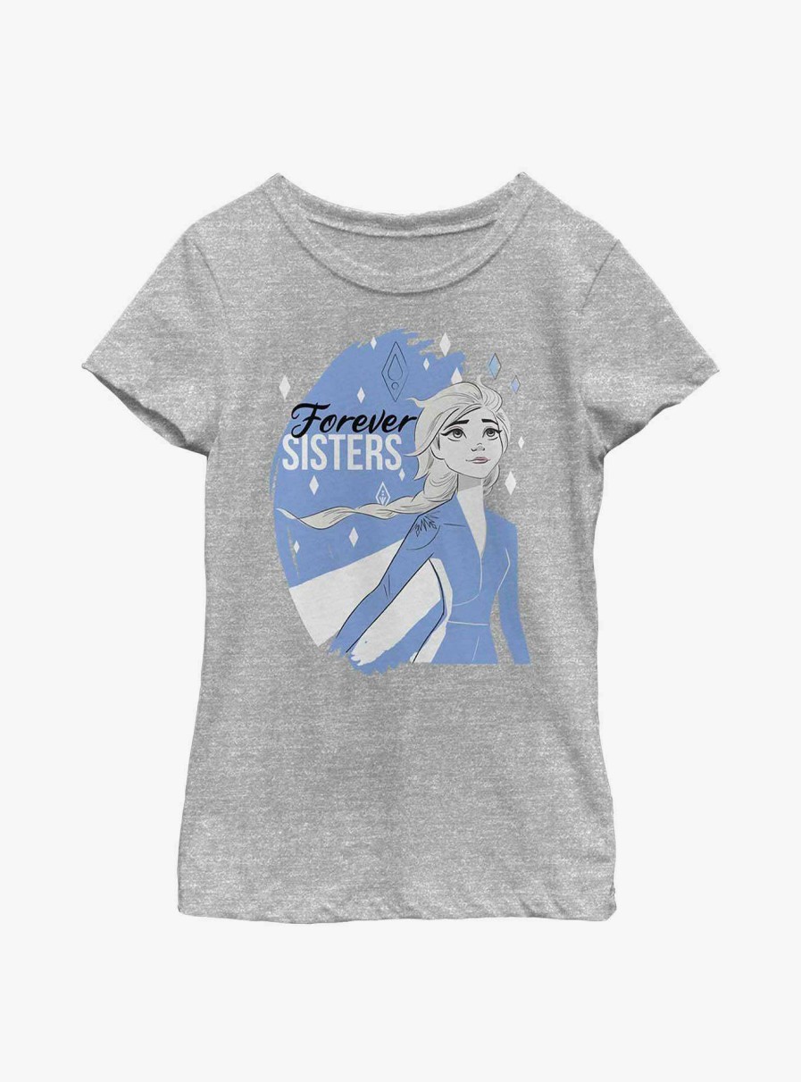 Kids * | Disney Frozen 2 Sister Elsa Youth Girls T-Shirt Bargain Sale