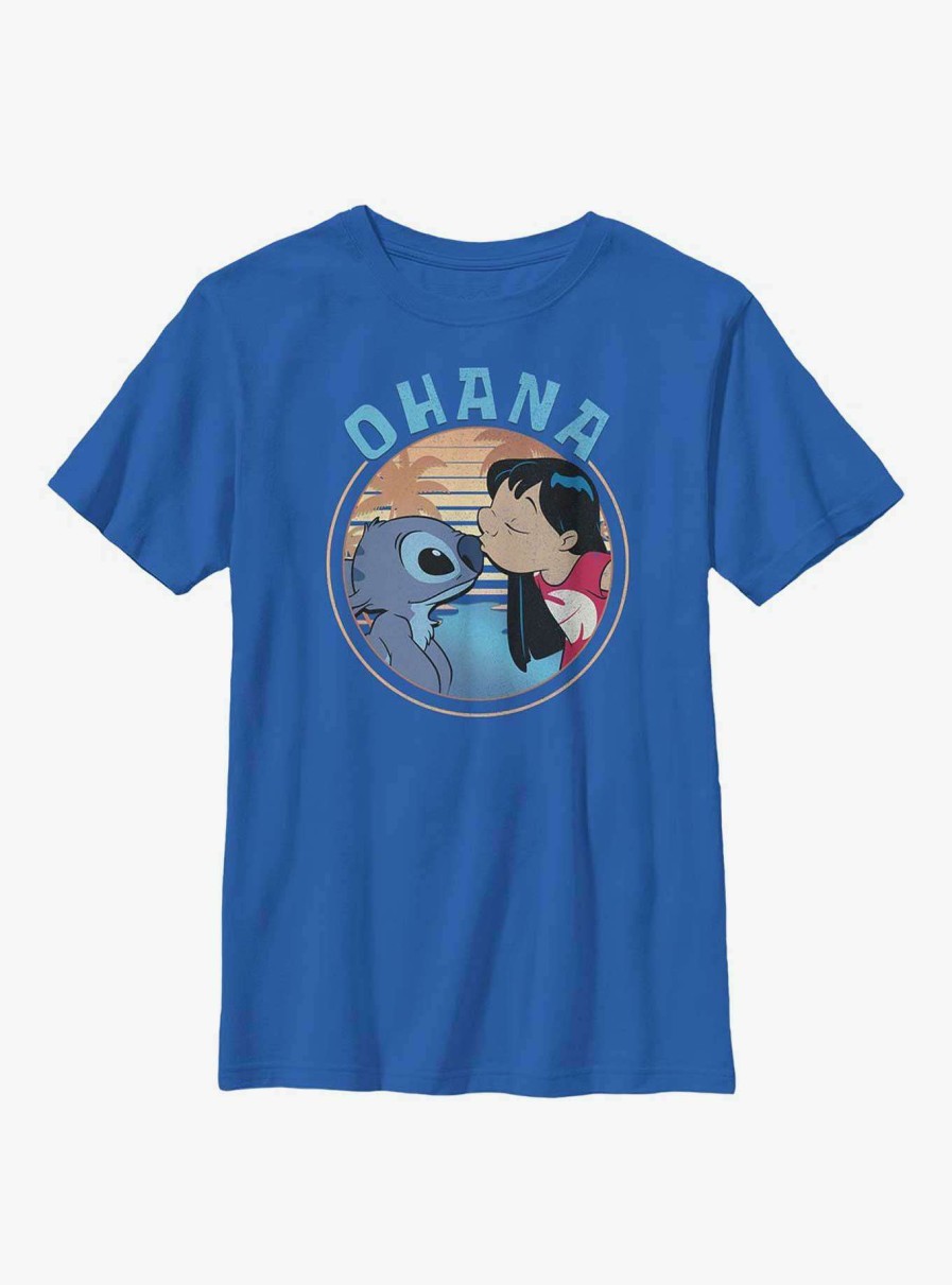 Kids * | Disney Lilo And Stitch Ohana Youth T-Shirt Less Expensive