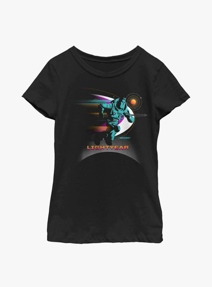 Kids * | Disney Pixar Lightyear Buzz Run Youth Girls T-Shirt Discount Sale