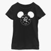 Kids * | Shoping Disney Mickey Mouse Leo Ears Youth Girls T-Shirt