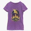 Kids * | Shoping Disney Aladdin 30Th Anniversary Aladdin & Jasmine Flying Carpet Youth Girls T-Shirt