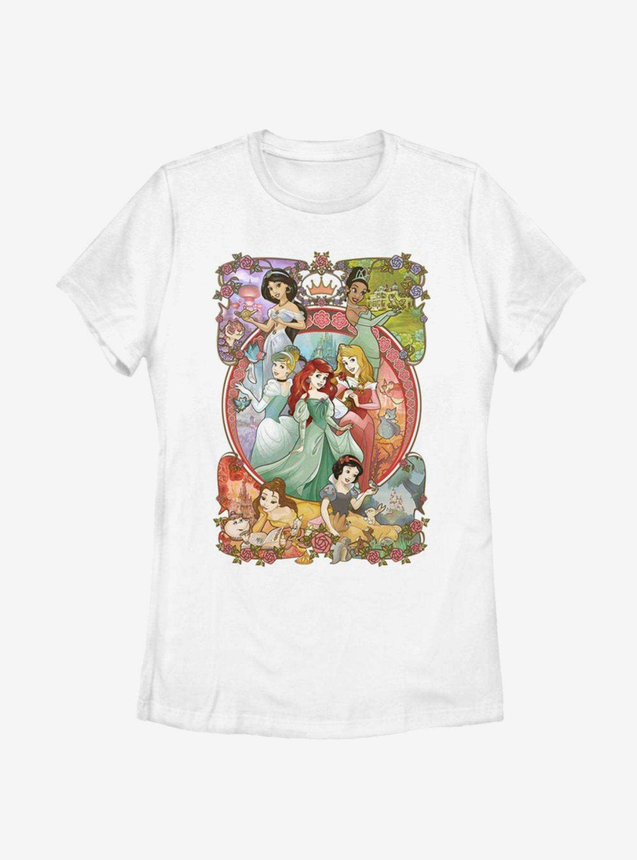 Adults * | Best Quality Disney Princesses Princess Power Womens T-Shirt