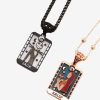 Accessories * | Limit Offer Disney The Nightmare Before Christmas Jack Skellington & Sally Tarot Cards Bestie Necklace Set Boxlunch Exclusive