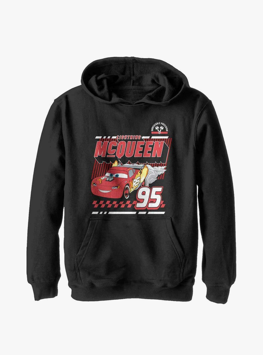 Kids * | Disney Pixar Cars Mcqueen Drag Youth Hoodie Original