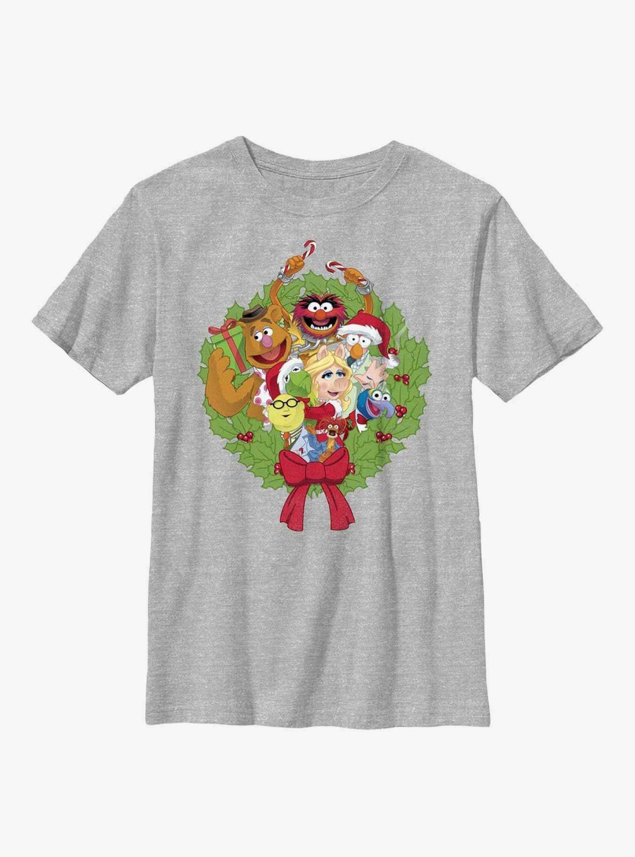 Kids * | Disney The Muppets Group Wreath Youth T-Shirt Less Expensive