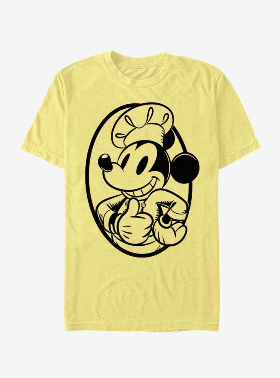 Adults * | Popular Disney Mickey Mouse Chef Mickey Circle T-Shirt