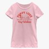 Kids * | Lower Price Disney Mickey Mouse Puppy Love Youth Girls T-Shirt