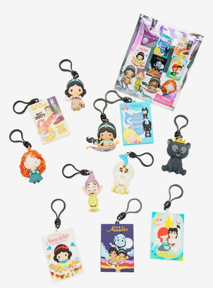 Disney+ * | Sale Online Disney Princess Series 37 Blind Bag Figural Bag Clip