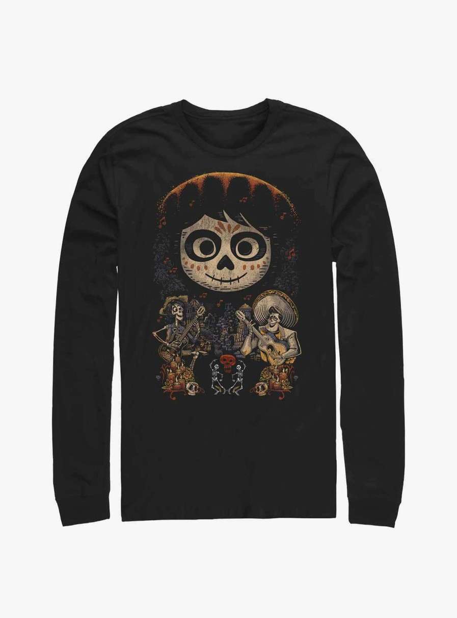 Adults * | Disney Pixar Coco Poster Long-Sleeve T-Shirt Original