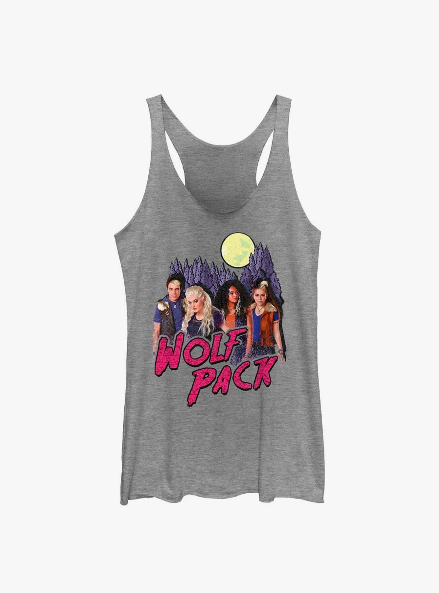 Adults * | Discount Disney Zombies Wolf Pack Womens Tank Top