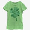 Kids * | Disney Mickey Mouse Clover Fill Youth Girls T-Shirt 100% Guarantee