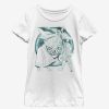 Kids * | Disney Raya And The Last Dragon Watercolor Youth Girls T-Shirt Top Sellers