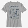 Kids * | Disney Jungle Cruise Map Youth T-Shirt Discount Sale