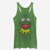 Adults * | Disney The Muppets Kermit Big Face Womens Tank Top Outlet Sale