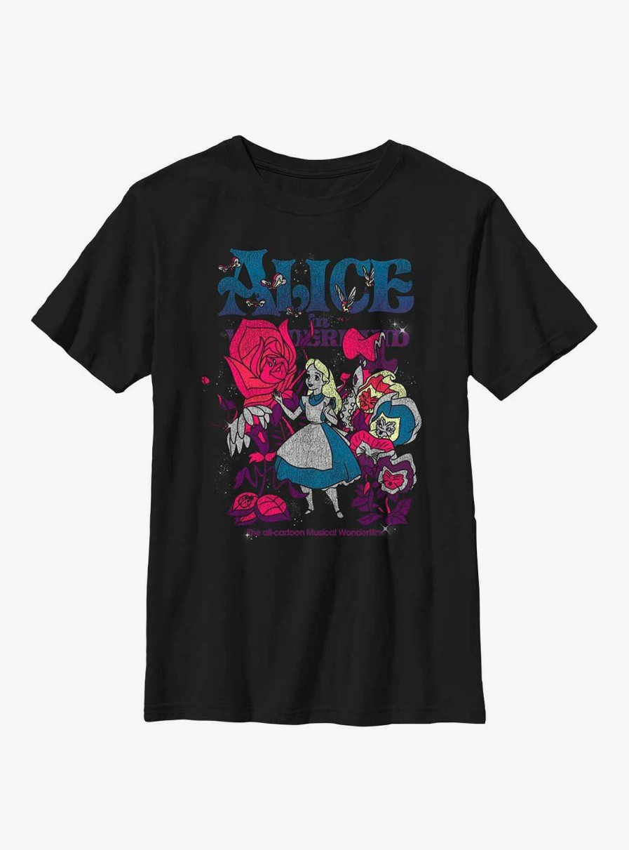 Kids * | Closeout Sale Disney Alice In Wonderland Technicolor Wonderland Youth T-Shirt