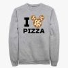 Adults * | Disney Mickey Mouse I Love Pizza Sweatshirt New