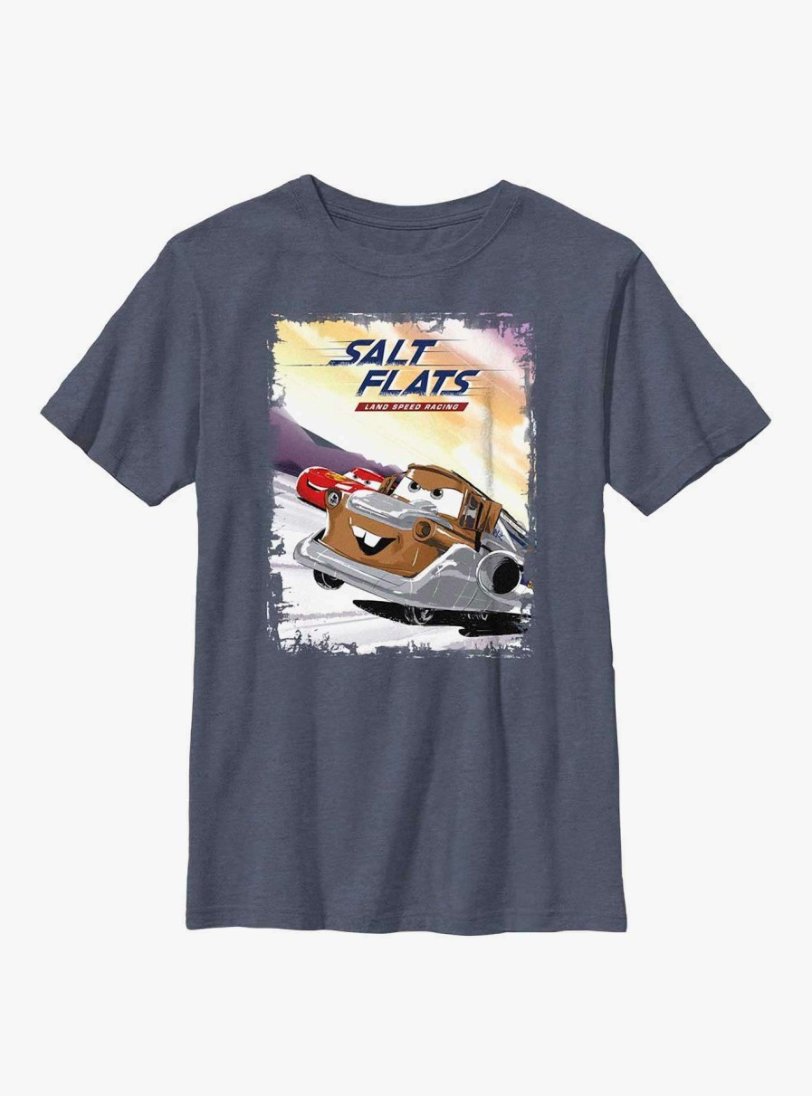 Kids * | Discounts Disney Pixar Cars Salt Flats Land Speed Racing Youth T-Shirt