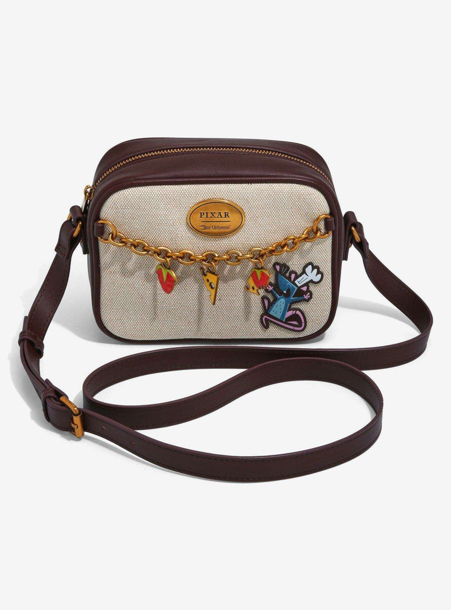 Bags * | Offering Discounts Our Universe Disney Pixar Ratatouille Chef Remy & Ingredients Crossbody Bag Boxlunch Exclusive