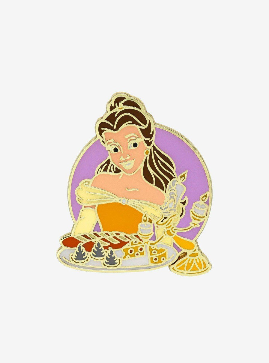 Accessories * | Online Store Disney The Beauty And The Beast Belle & Lumiere Enamel Pin Boxlunch Exclusive