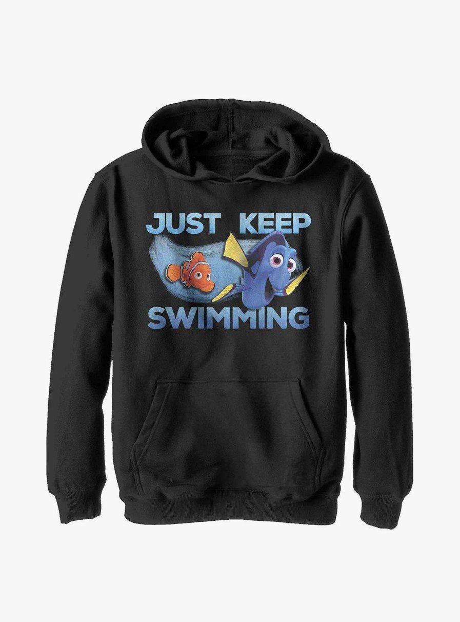 Kids * | Disney Pixar Finding Nemo Just Swimming Youth Hoodie Typical Style