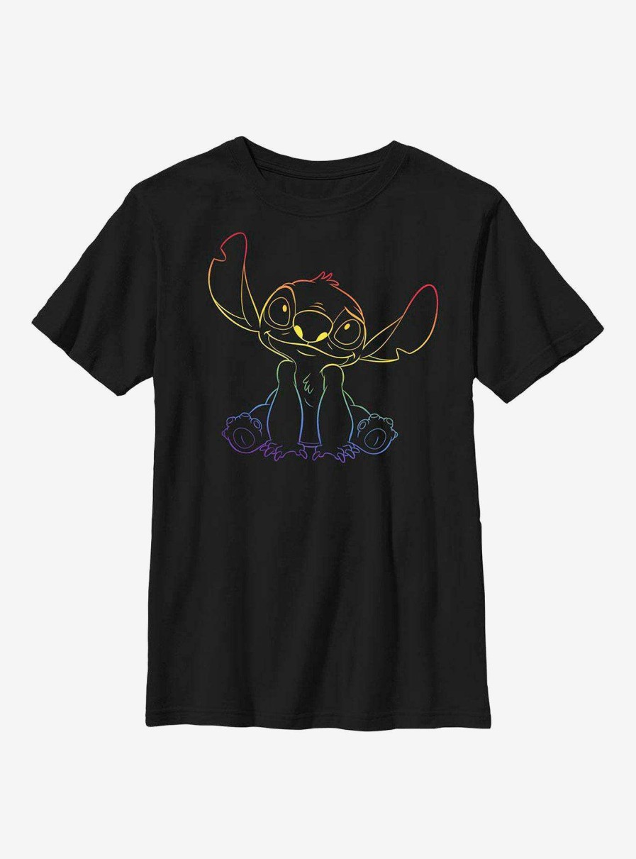 Kids * | Disney Lilo And Stitch Pride Stitch Youth T-Shirt Top Selling