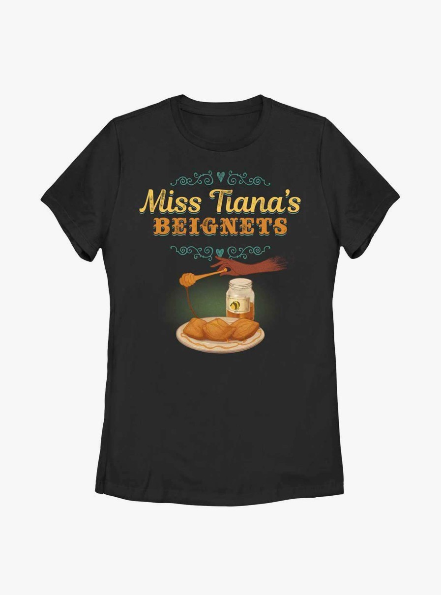 Adults * | Lower Price Disney The Princess And The Frog Miss Tiana'S Beignets Womens T-Shirt