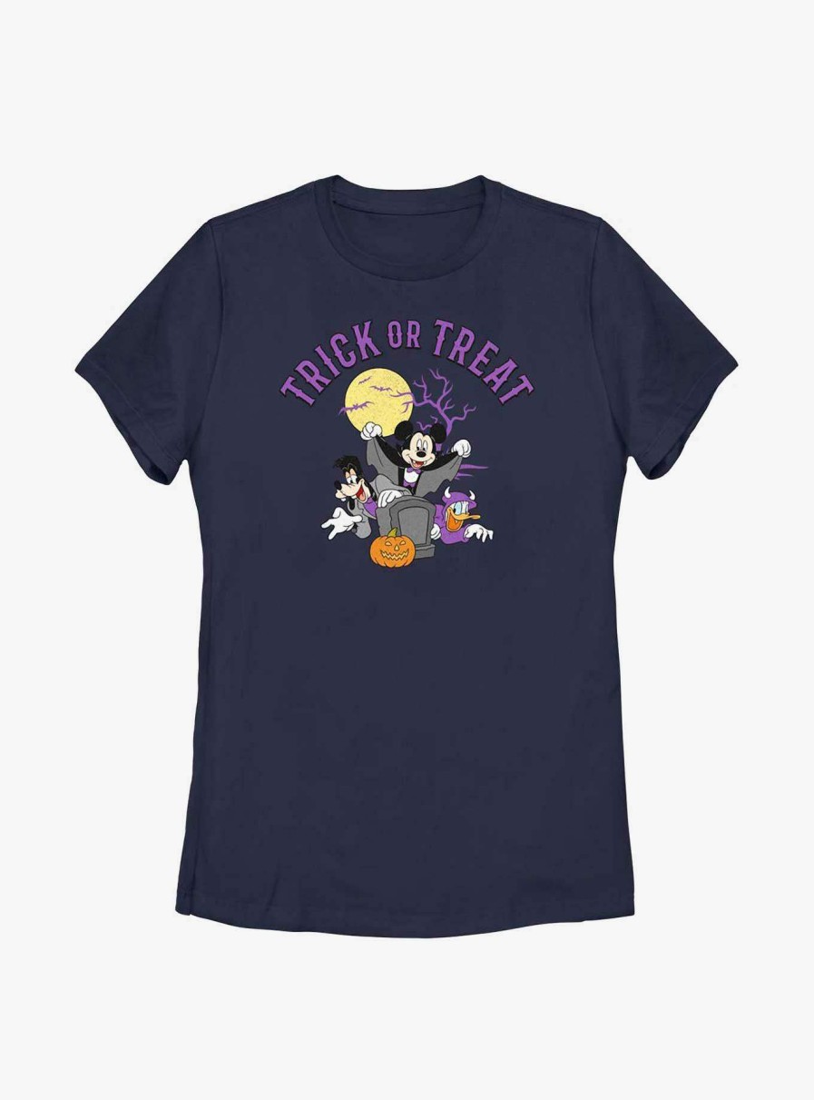 Adults * | Best Quality Disney Mickey Mouse & Friends Trick Or Treat Womens T-Shirt