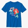 Kids * | Limit Offer Disney The Little Mermaid Ariel It'S A Shore Thing Cartoon Youth T-Shirt