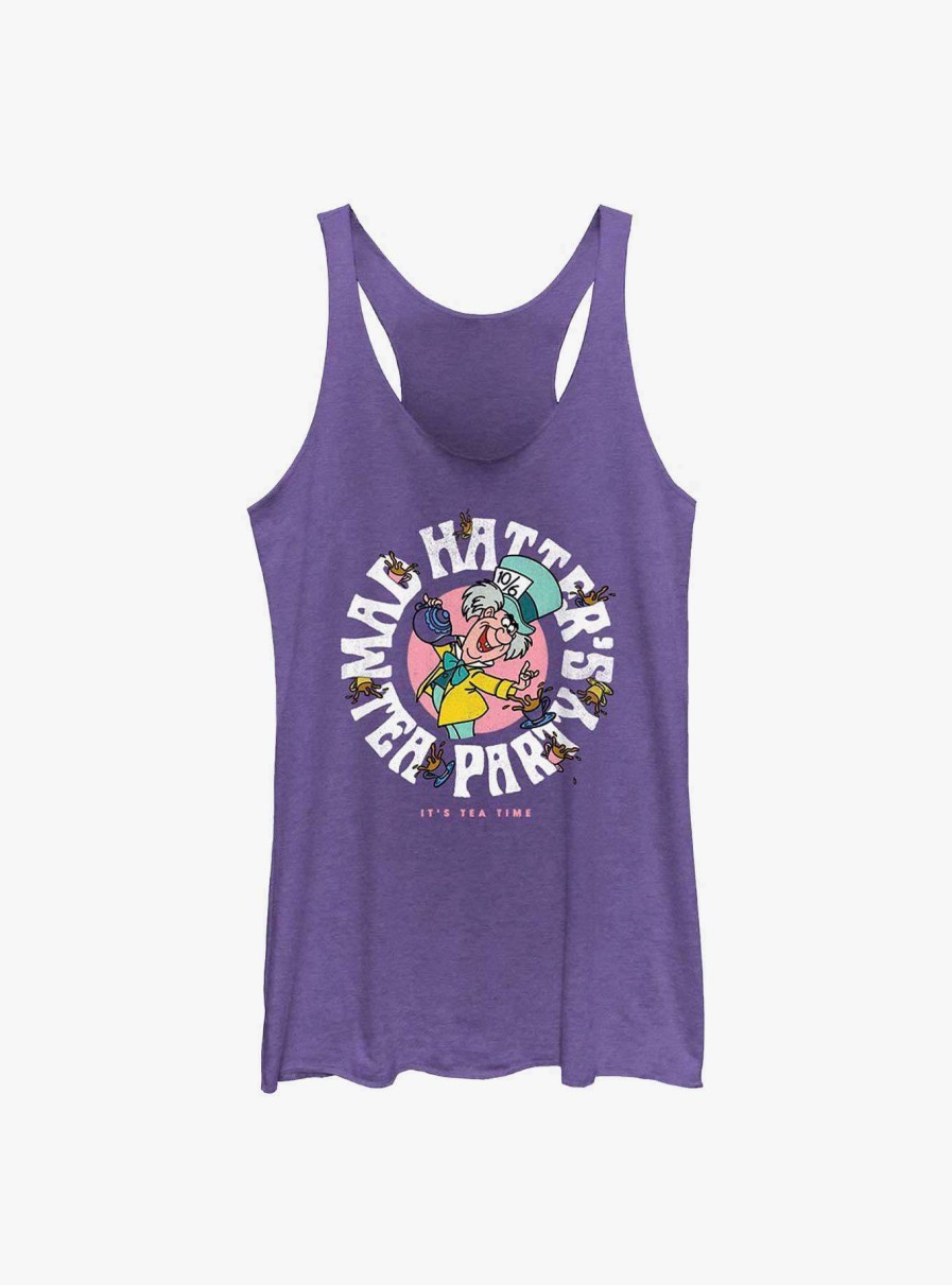 Adults * | Shoping Disney Alice In Wonderland Tea Time Womens Tank Top