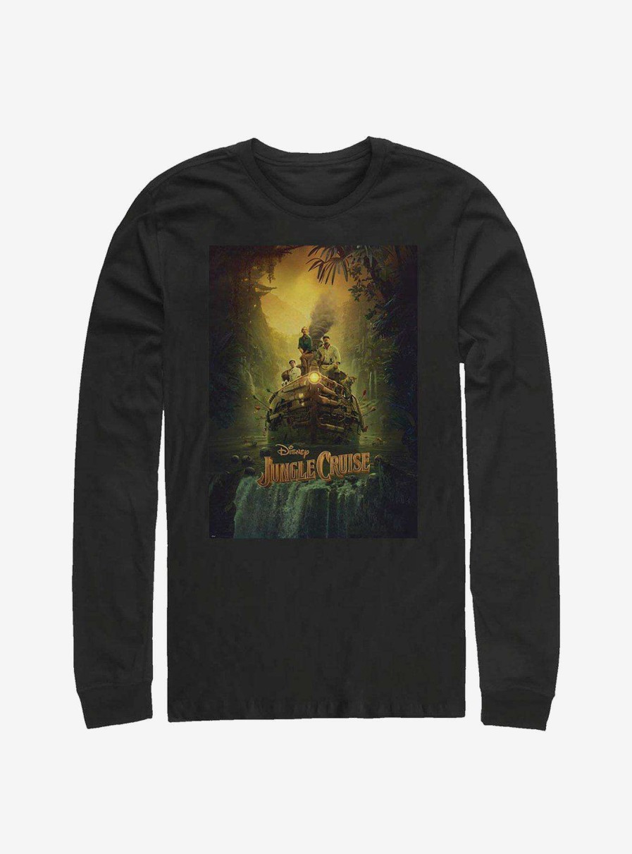 Adults * | Disney Jungle Cruise Poster Long-Sleeve T-Shirt Less Expensive