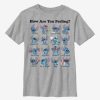 Kids * | Disney Lilo & Stitch Moods Youth T-Shirt Top Selling