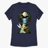 Adults * | Closeout Sale Disney Tinker Bell Keyhole Womens T-Shirt