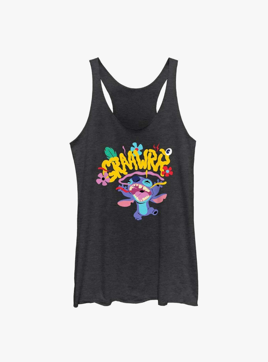 Adults * | Lower Price Disney Lilo & Stitch Scream Womens Tank Top