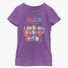 Kids * | Lower Price Disney Alice In Wonderland Vintage Alice Youth Girls T-Shirt