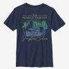 Kids * | Disney Jungle Cruise World Famous Waterfall Youth T-Shirt Original