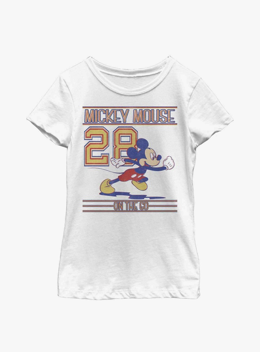 Kids * | Disney Mickey Mouse Mickey Since 28 Youth Girls T-Shirt Original