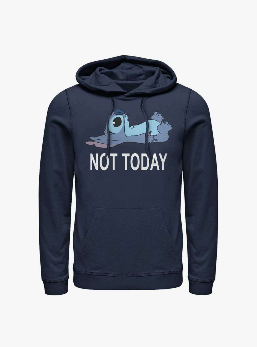 Adults * | Disney Lilo & Stitch Not Today Hoodie Outlet