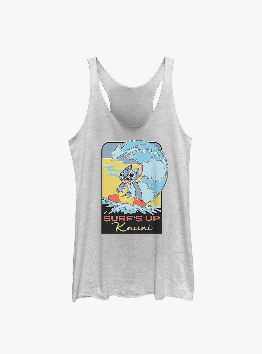 Adults * | Closeout Sale Disney Lilo & Stitch Surf'S Up Kauai Womens Tank Top