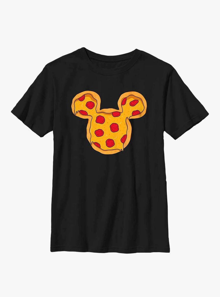 Kids * | Disney Mickey Mouse Mickey Pizza Ears Youth T-Shirt Original