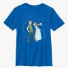 Kids * | Best Quality Disney Tinker Bell Peter & Wendy Kiss Youth T-Shirt