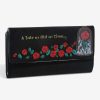 Bags * | Her Universe Disney Beauty And The Beast Tale As Old As Time Embroidered Wallet Boxlunch Exclusive Bargain Sale