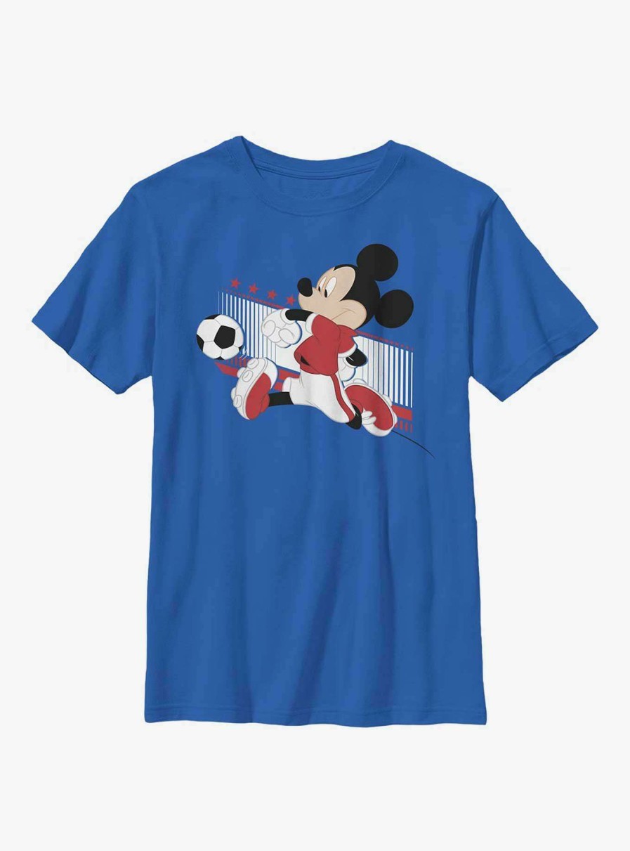 Kids * | Disney Mickey Mouse Canada Kick Youth T-Shirt New