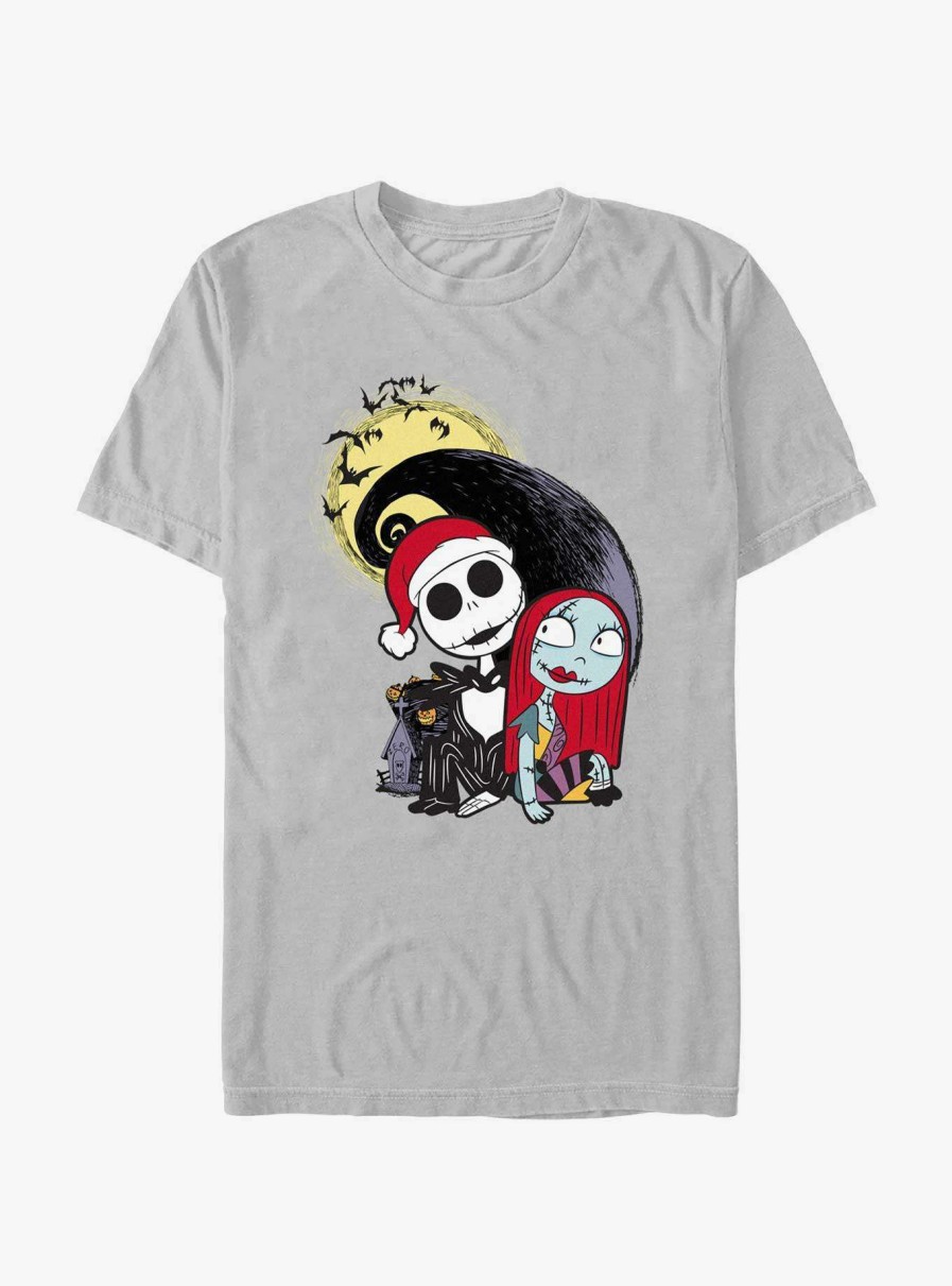 Adults * | Shoping Disney The Nightmare Before Christmas Jack And Sally T-Shirt