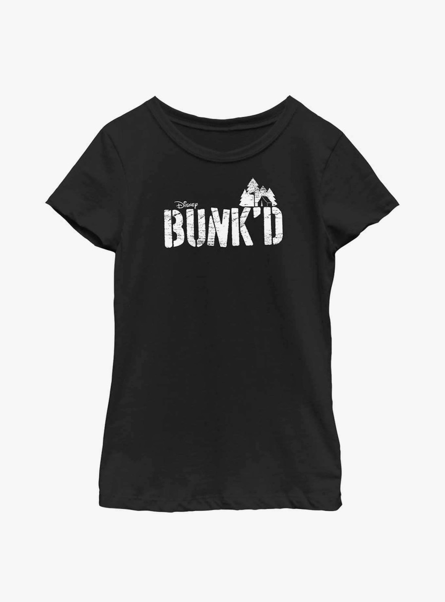 Kids * | Disney Bunk'D Logo Youth Girls T-Shirt Clearance